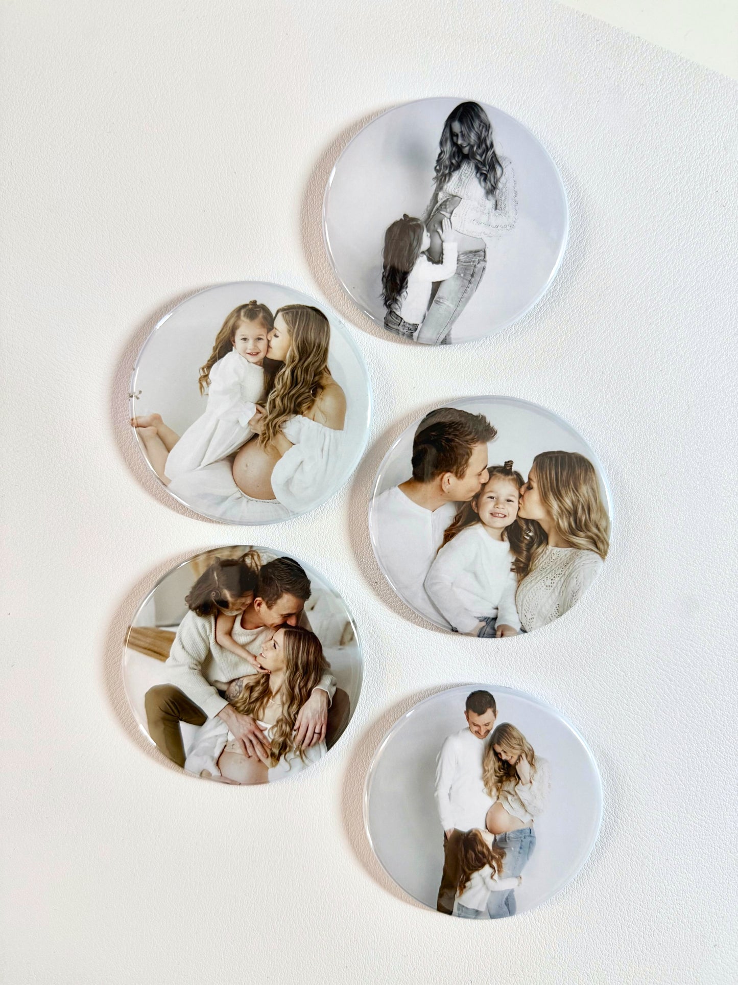 Custom 2.25″ Round Photo Magnet Set – Personalized Photo