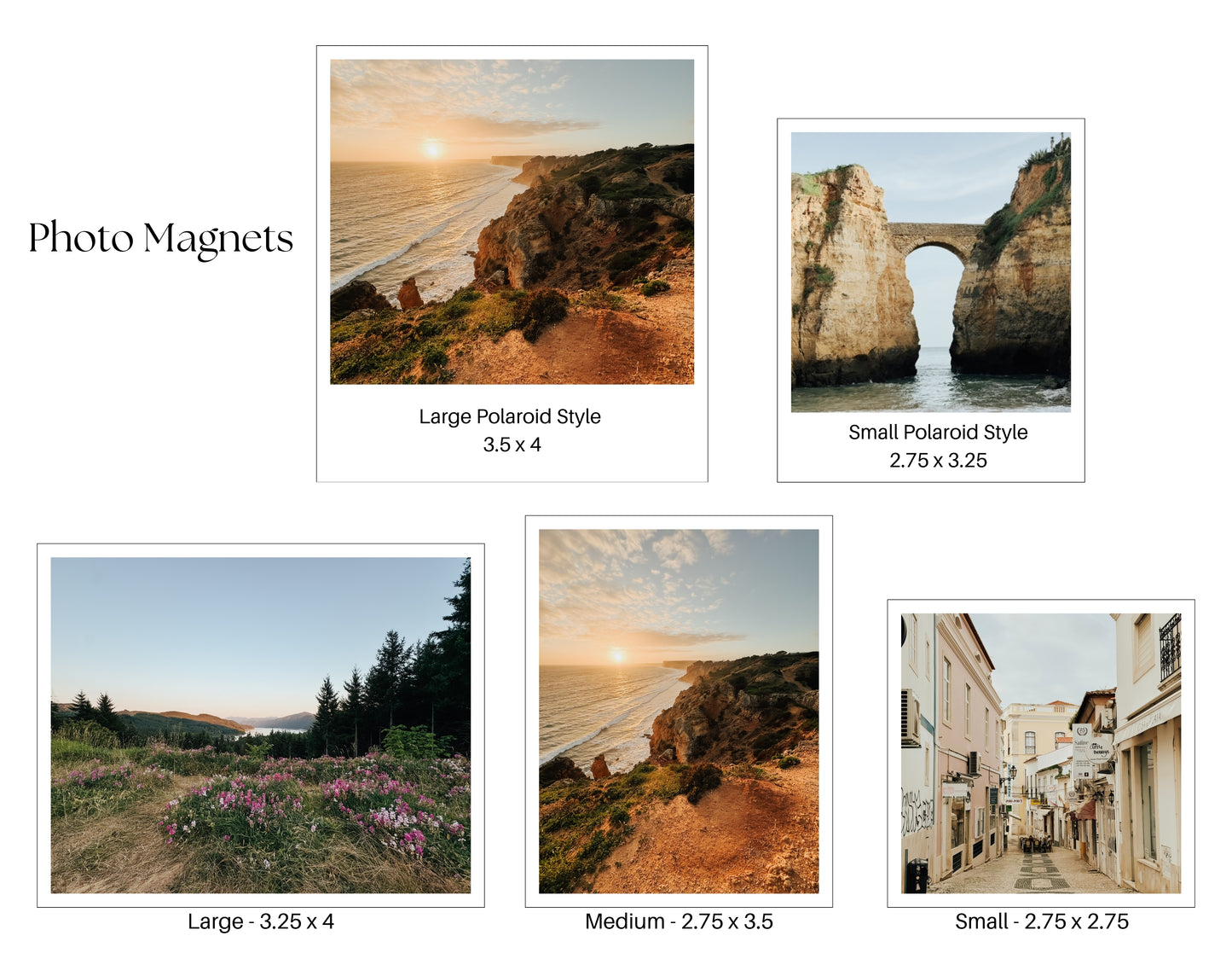 Medium Photo Magnets 2.75 x 3.5