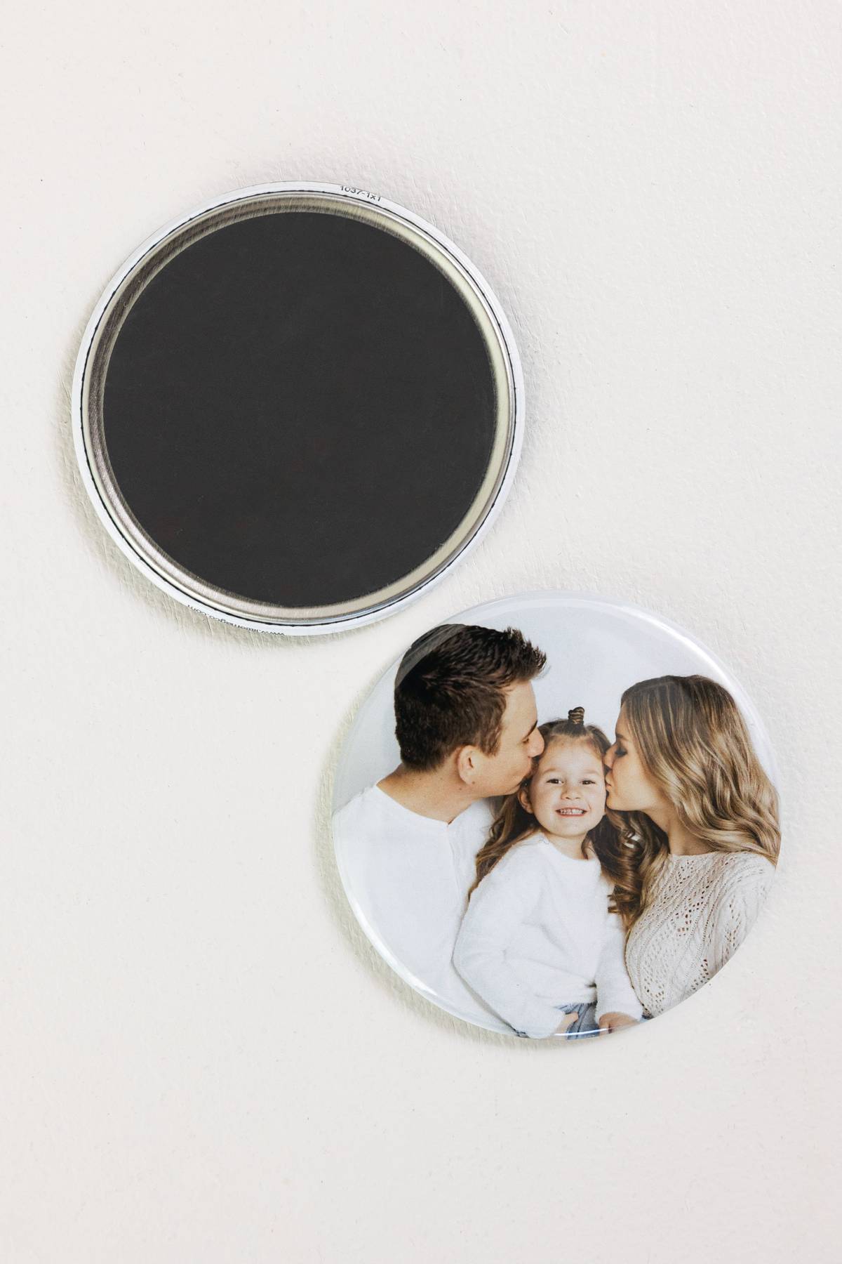1 Custom 2.25″ Round Photo Magnet – Personalized Photo Keepsake
