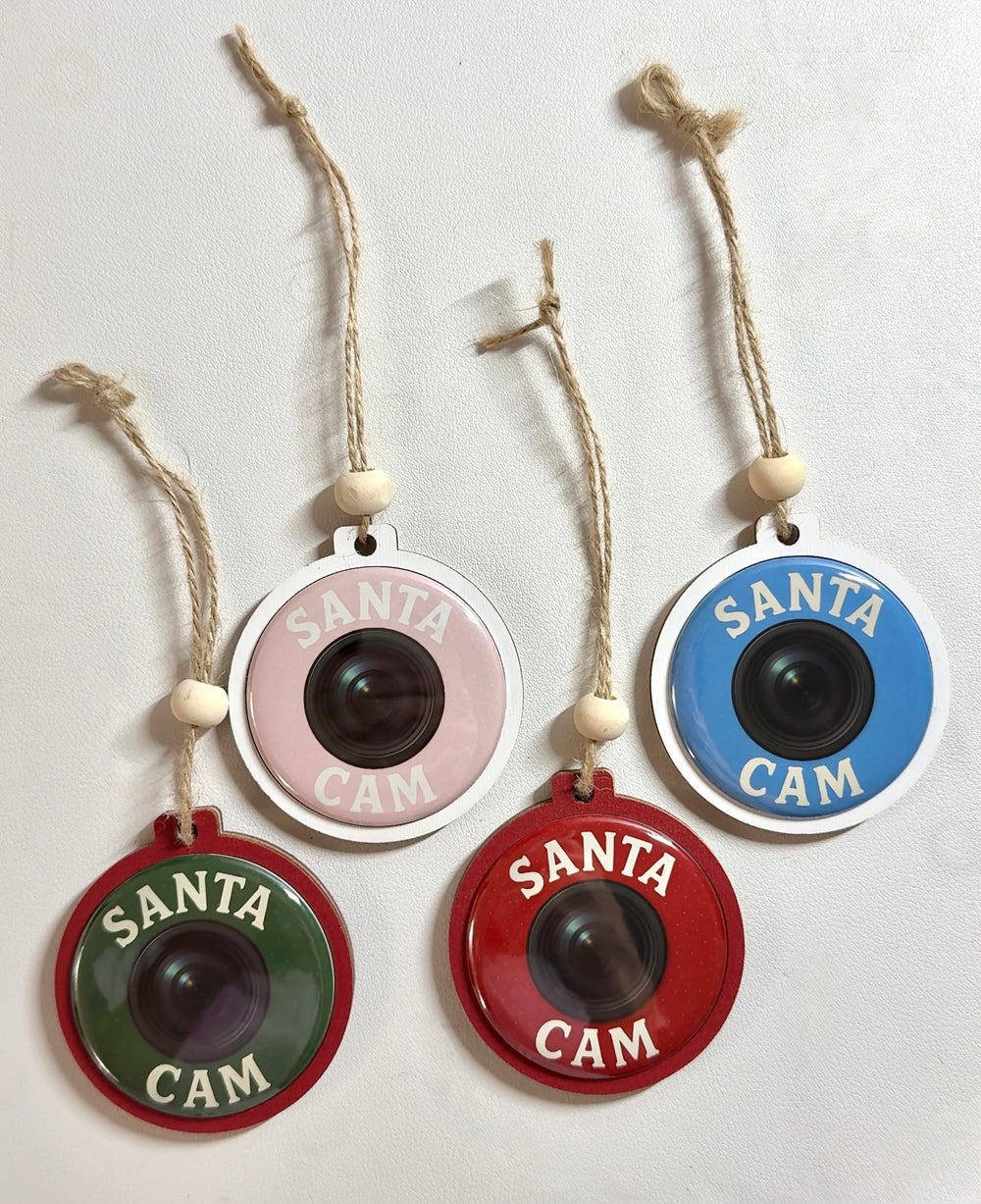 1 Santa Cam Ornament + Magnet