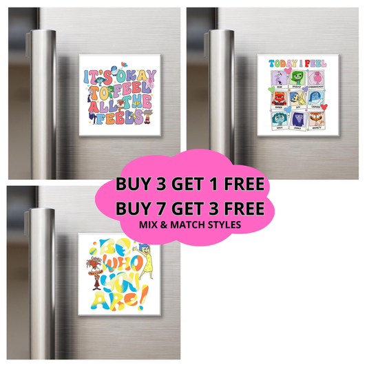 Inside Out 2x2" Magnets