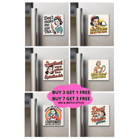 Retro Housewife 2x2" Magnets