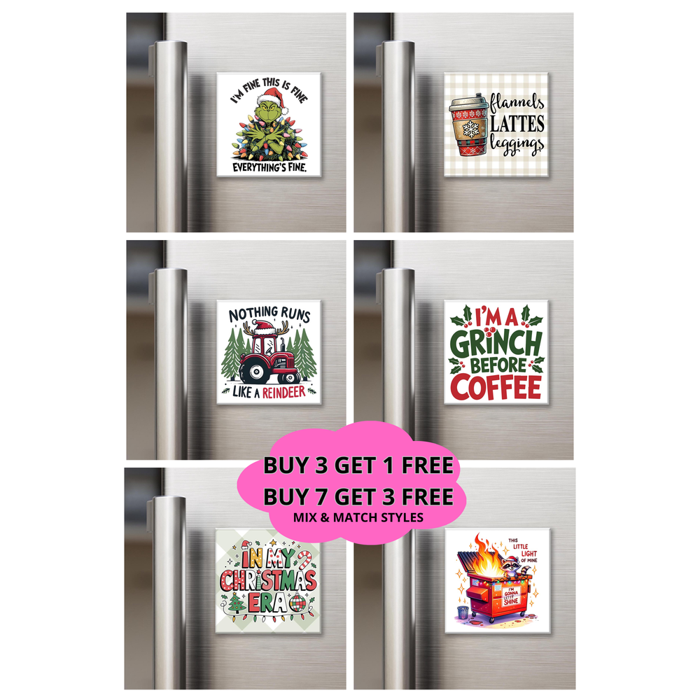 Christmas 2x2" Magnets