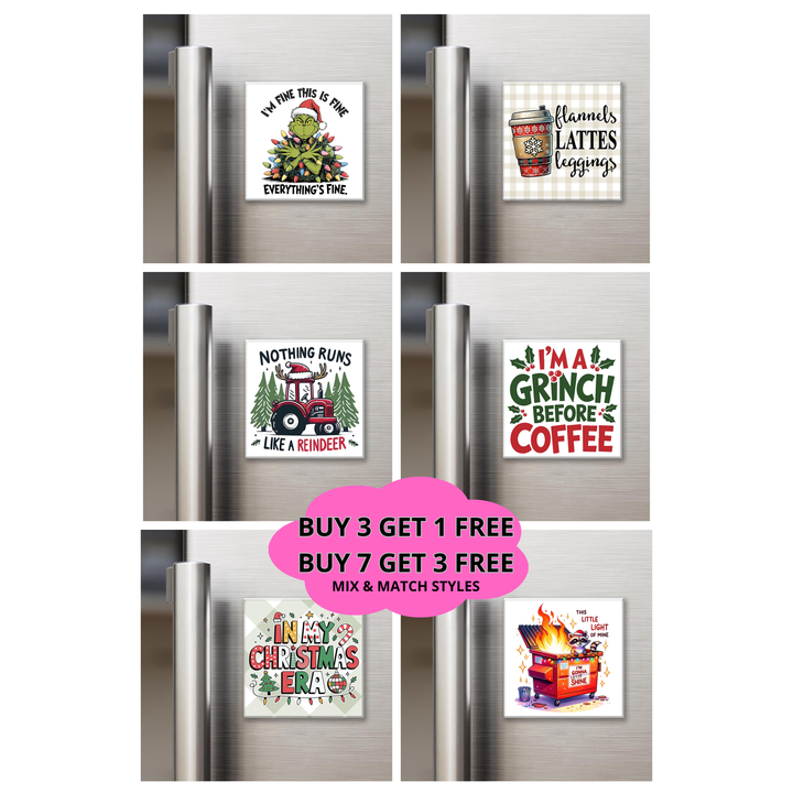 Christmas 2x2" Magnets