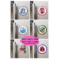 Round Disney 2.25" Magnets