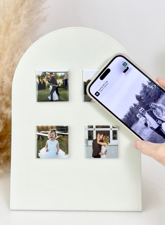 Personalized NFC Photo Magnet - 2x2"