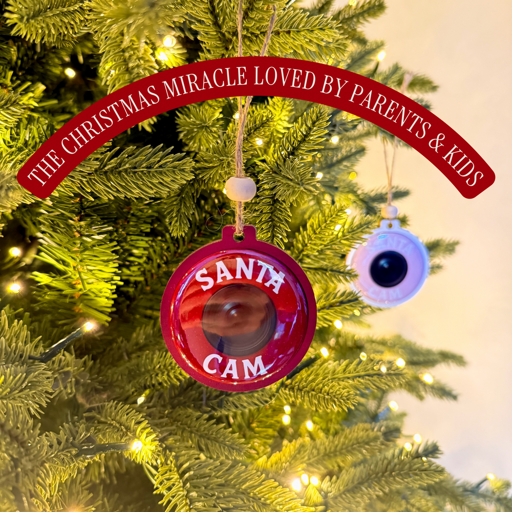 1 Santa Cam Ornament + Magnet