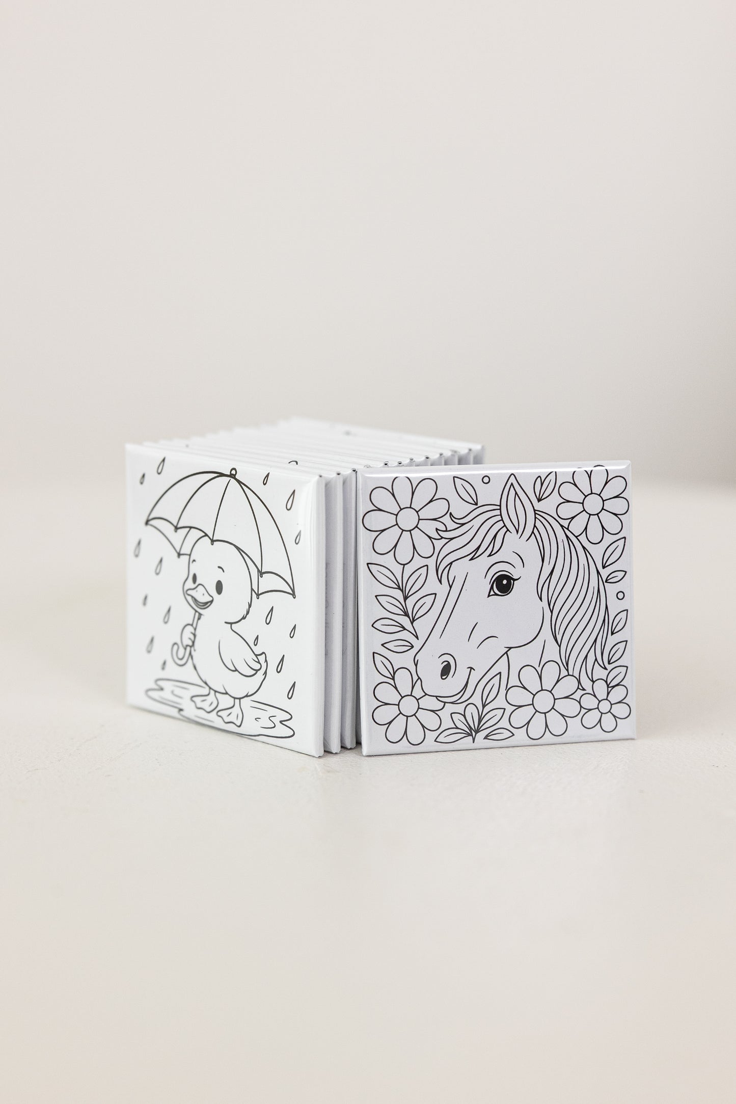 Animal Collection - Reusable Colouring Magnets 2X2"
