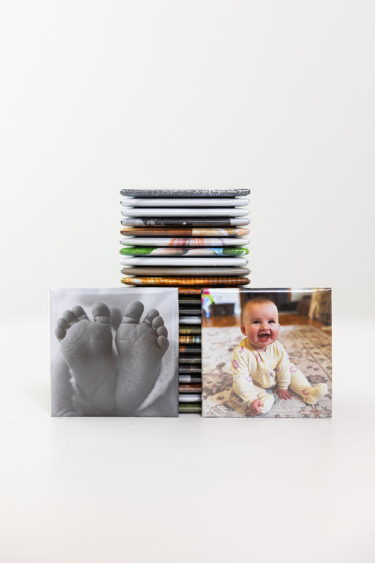 Custom 2×2 Square Photo Magnet – Personalized Fridge Magnet