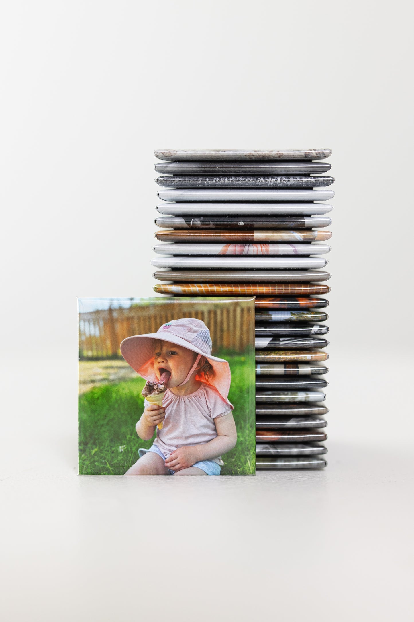 Custom 2×2" Photo Magnet Set – Personalized Fridge Magnets