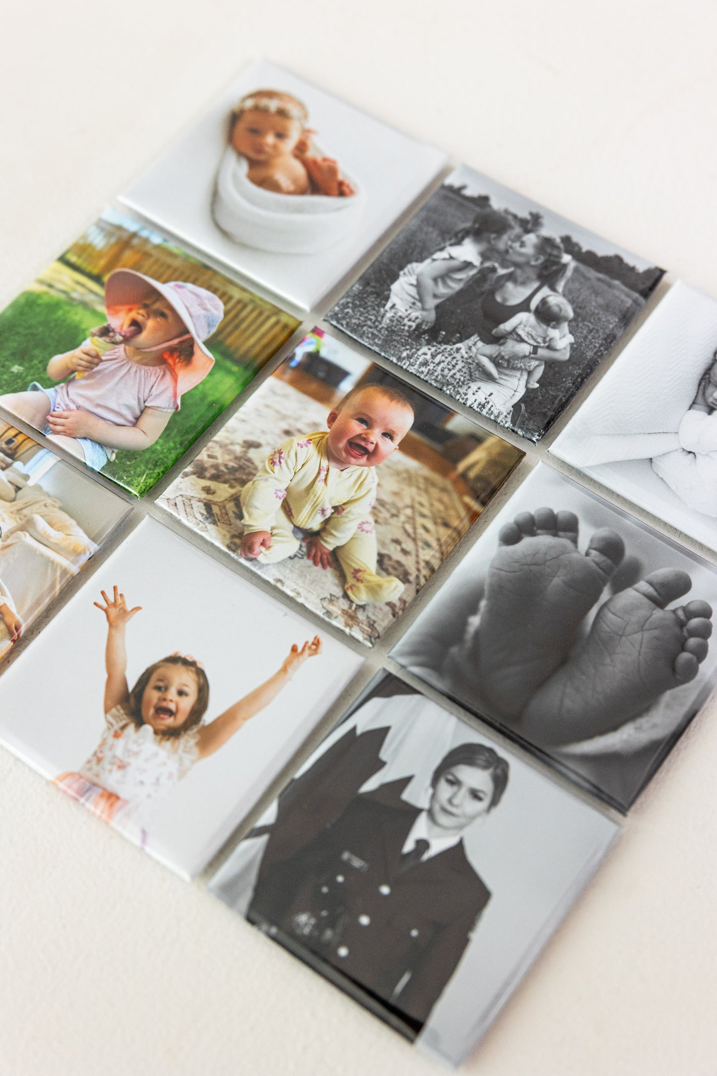 Custom 2×2" Photo Magnet Set – Personalized Fridge Magnets