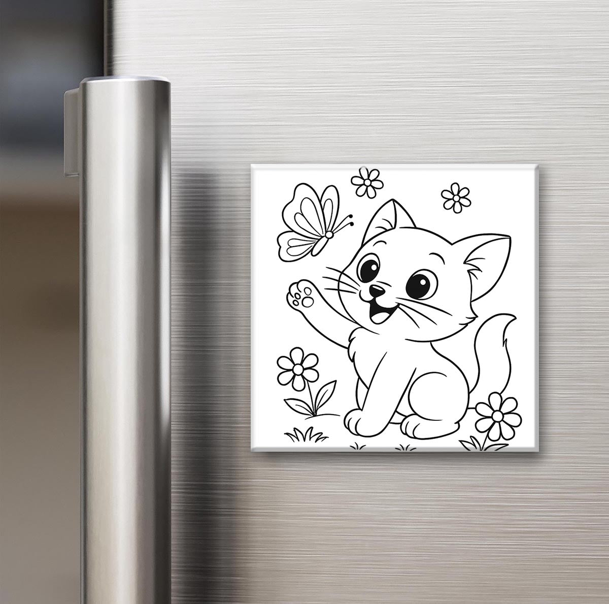 Animal Collection - Reusable Colouring Magnets 2X2"