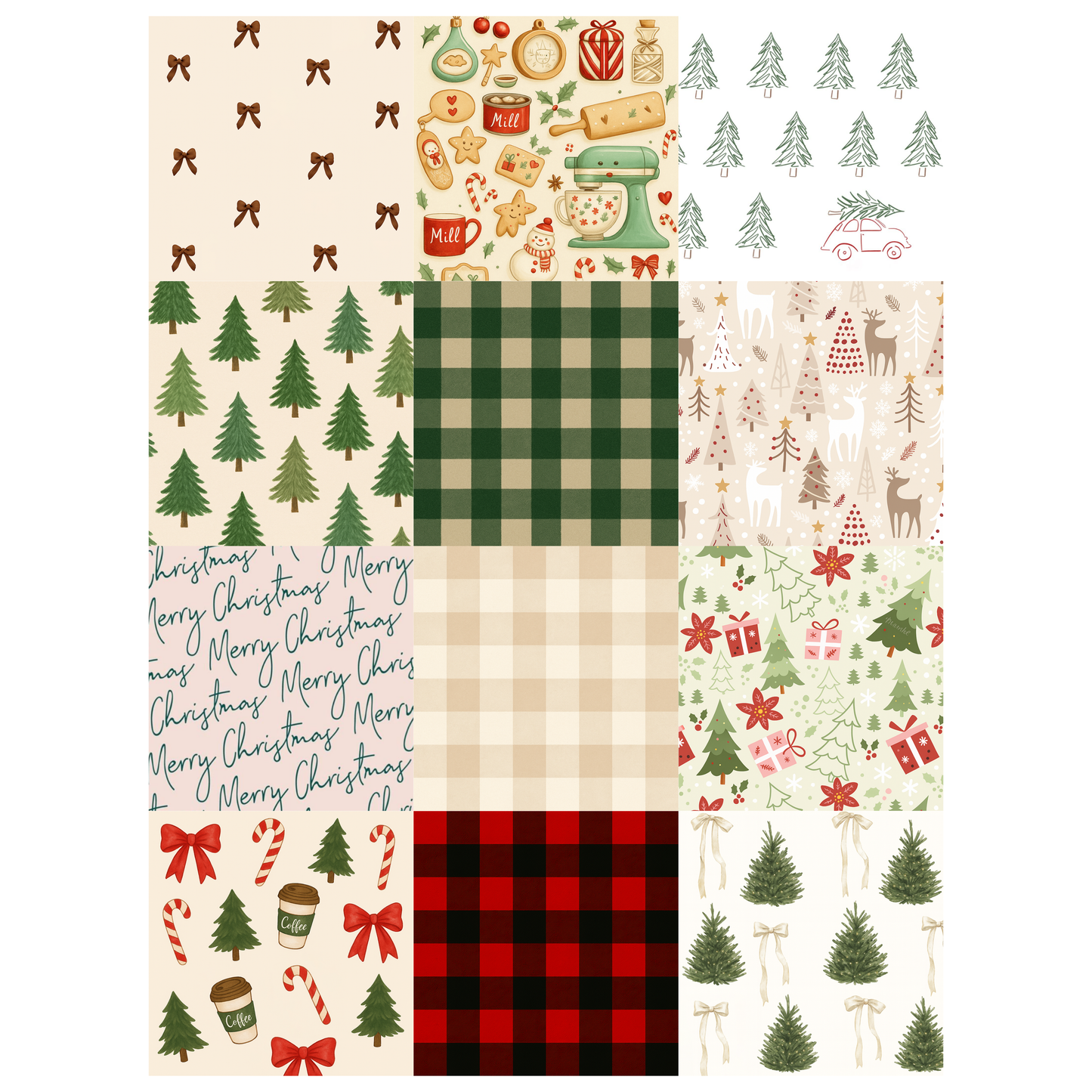 Christmas Design Collection - 2x2"