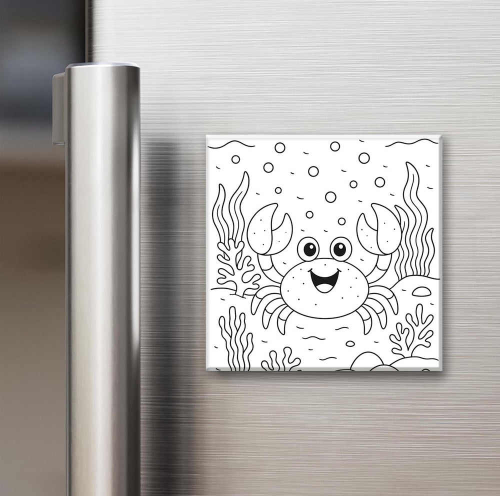 Animal Collection - Reusable Colouring Magnets 2X2"