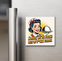 Retro Housewife 2x2" Magnets