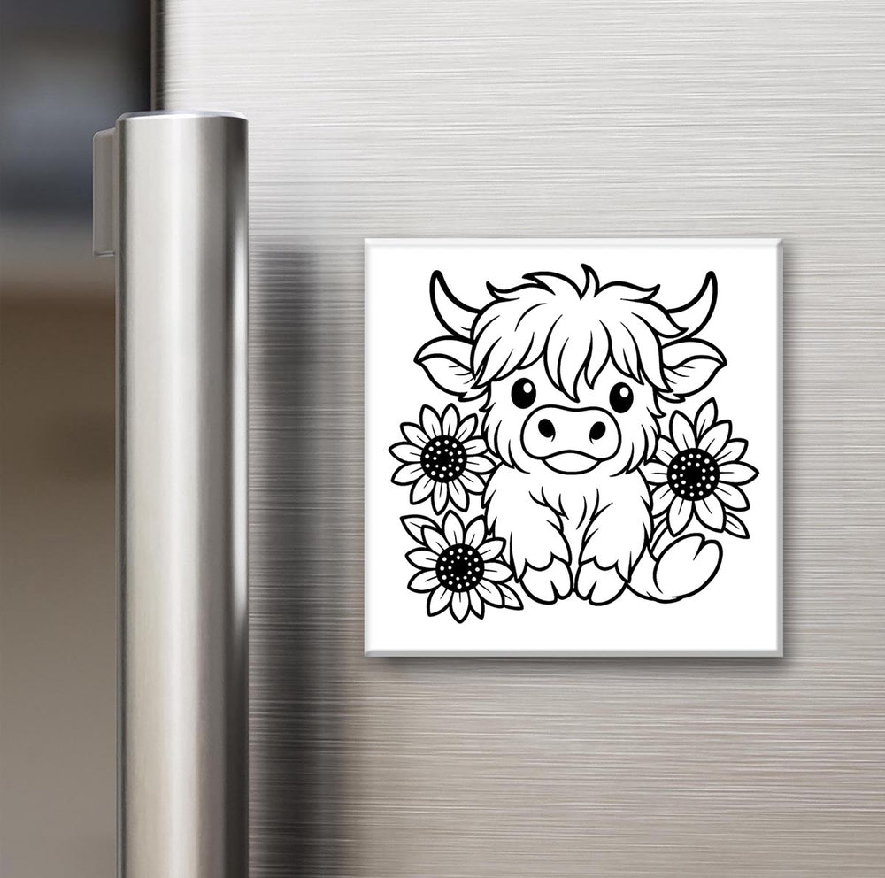 Animal Collection - Reusable Colouring Magnets 2X2"