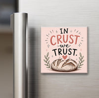 Funny Sourdough Magnets | 2x2" Fridge Magnets for Bread Lovers