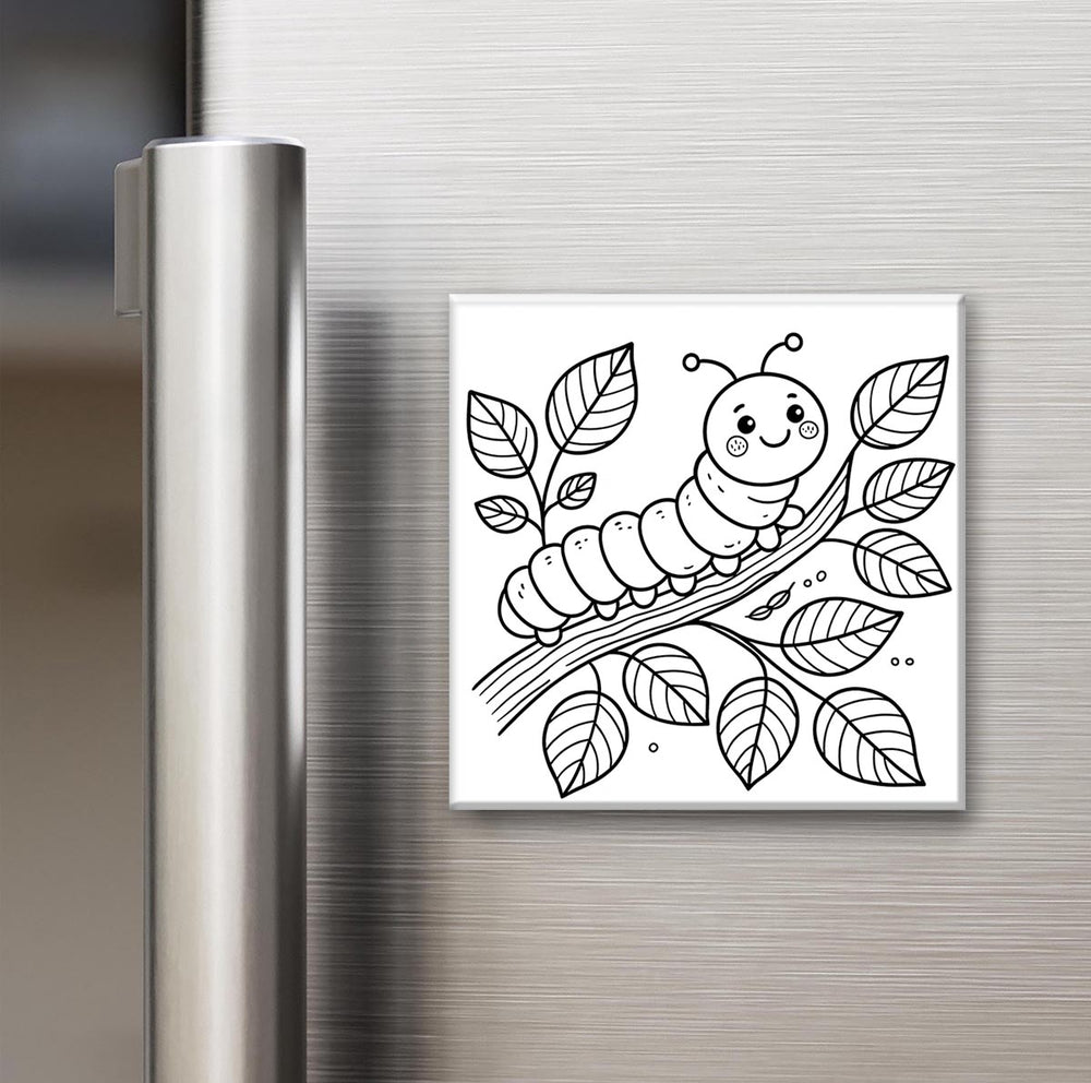 Animal Collection - Reusable Colouring Magnets 2X2"