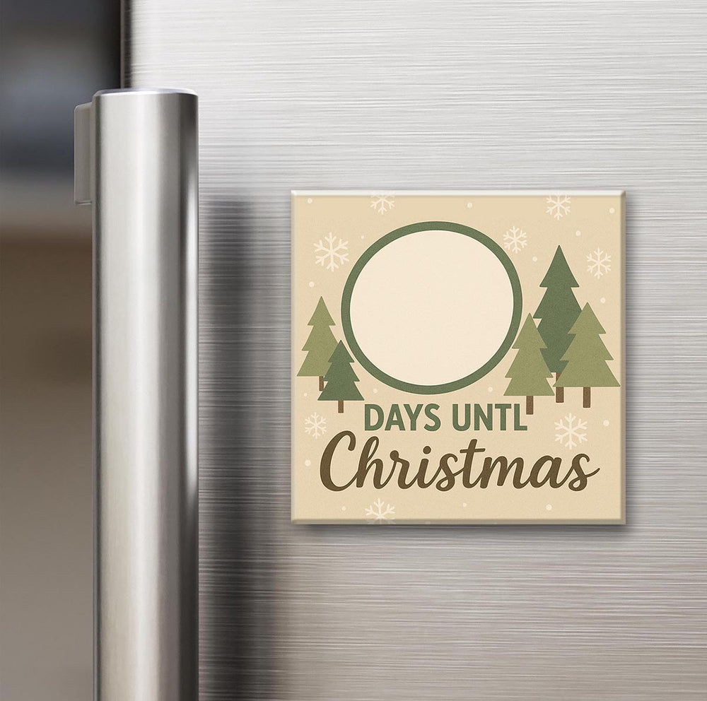 Days Until Christmas Countdown - 2x2" Magnet