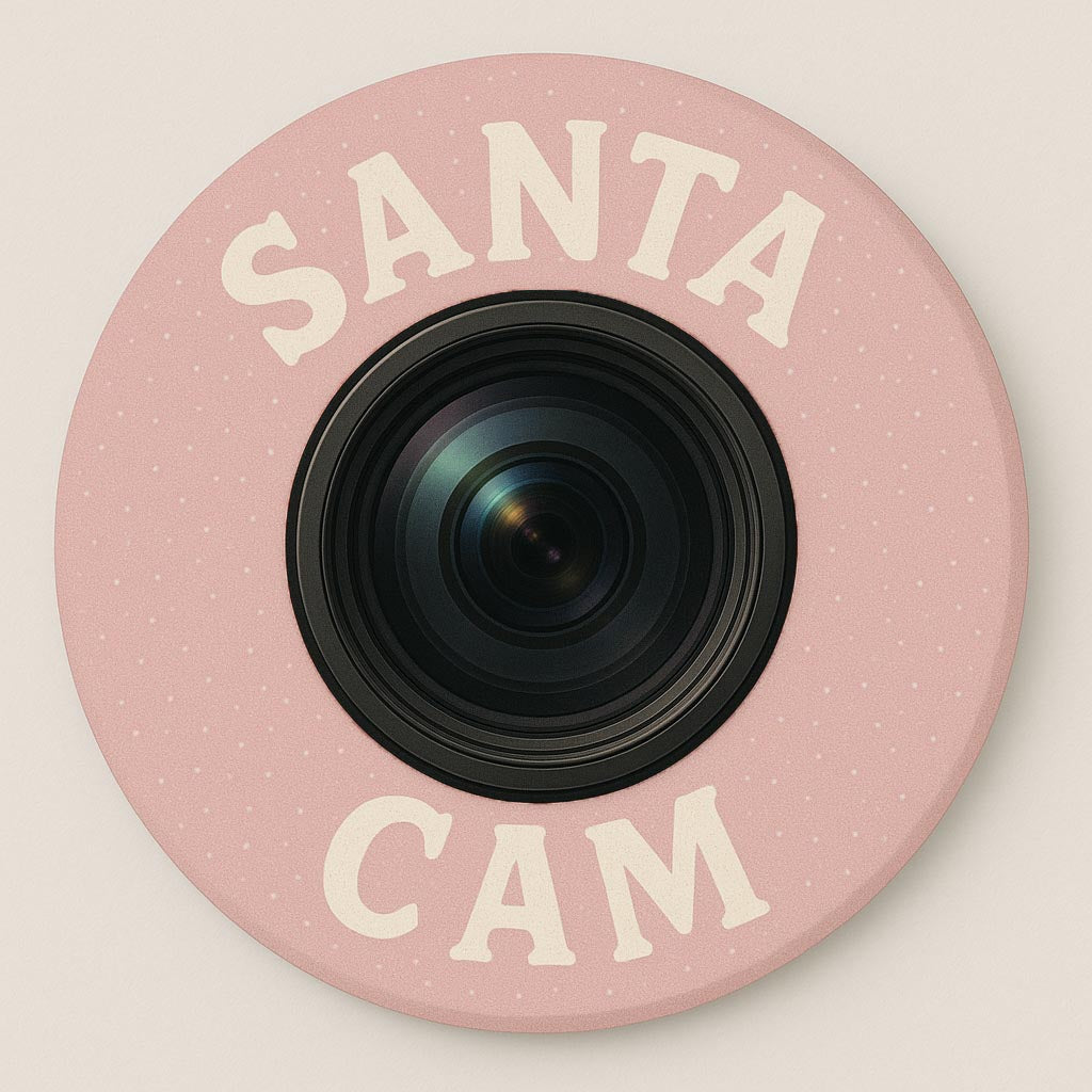 Santa Cam - 2.25" Round Magnet