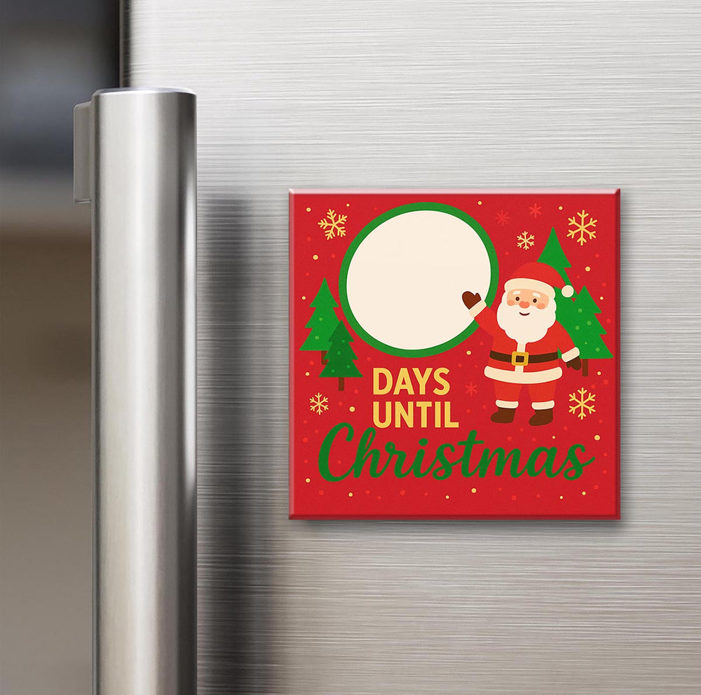 Days Until Christmas Countdown - 2x2" Magnet