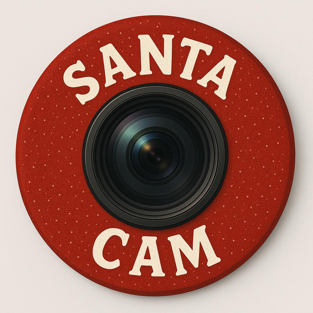 Santa Cam - 2.25" Round Magnet