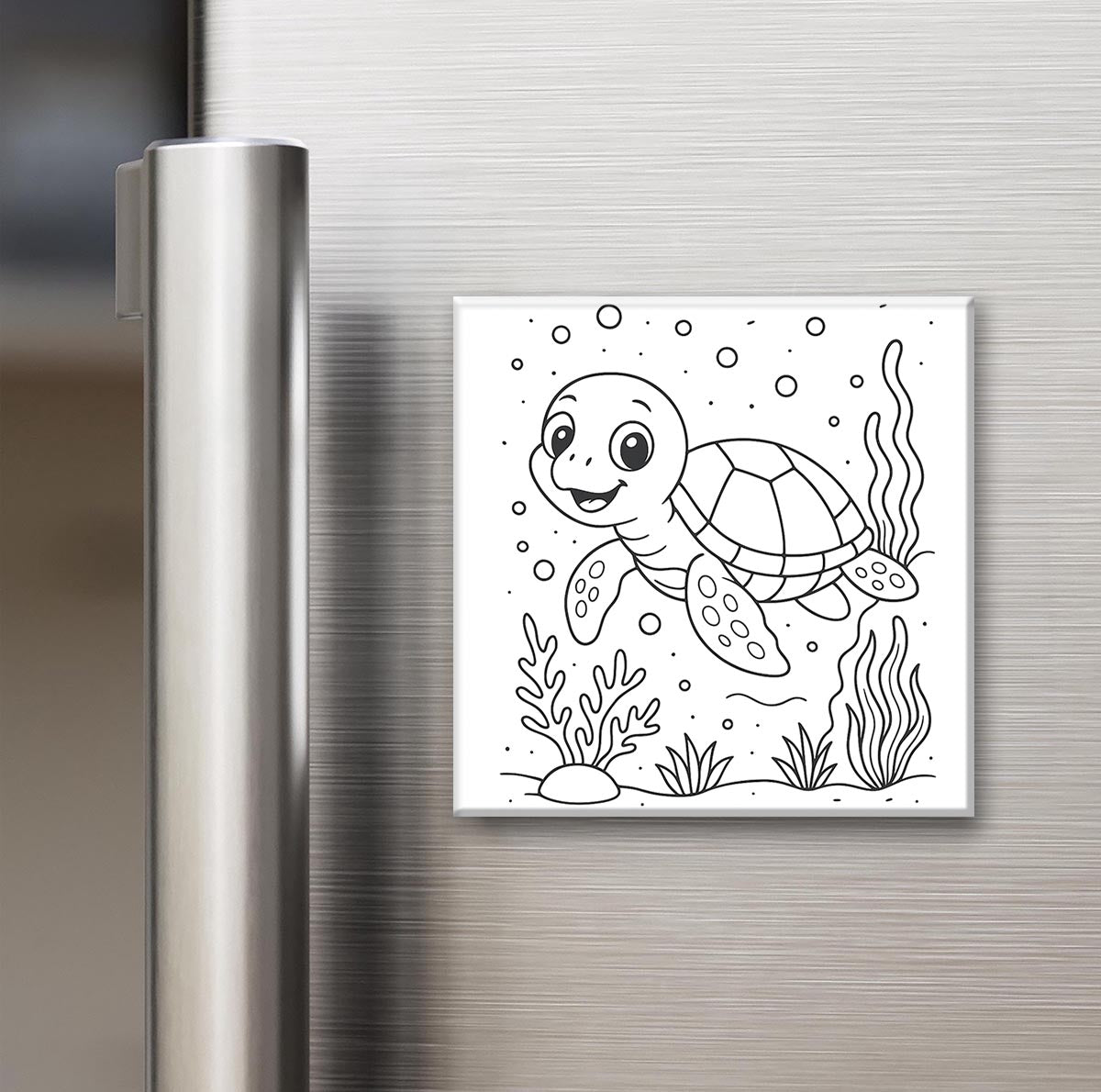 Animal Collection - Reusable Colouring Magnets 2X2"